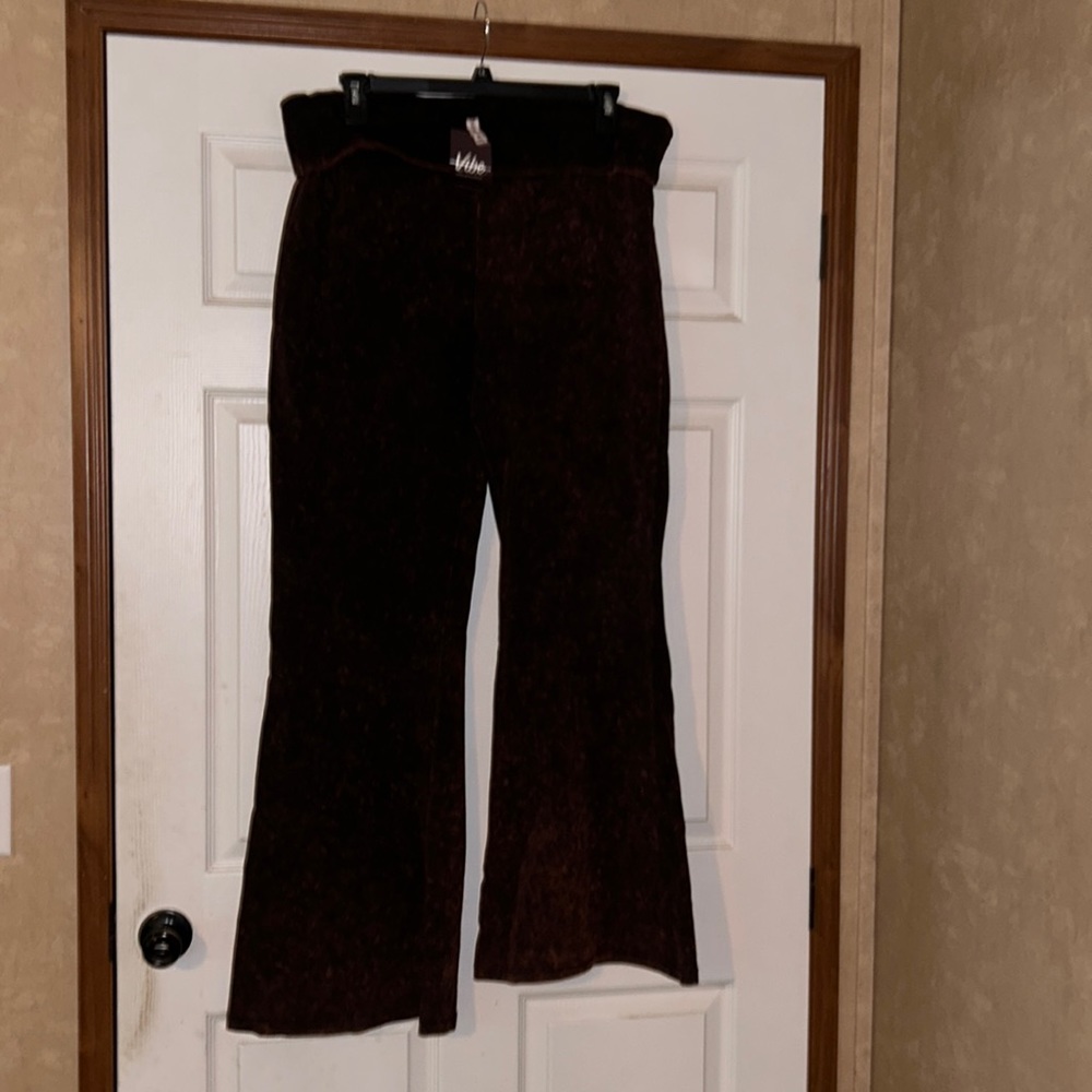 Mineral wash stretch flares